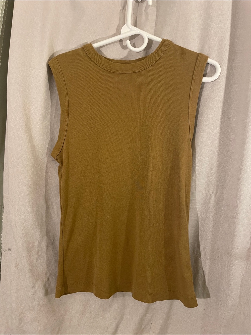 We The Free Mustard Sleeveless Crewneck Tank